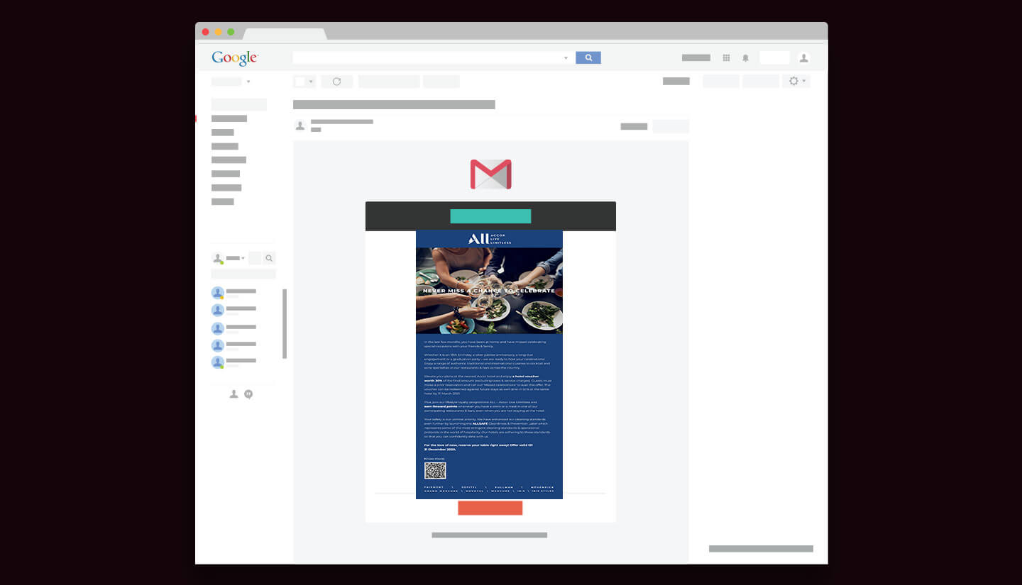 Accor Hotel Mail Template