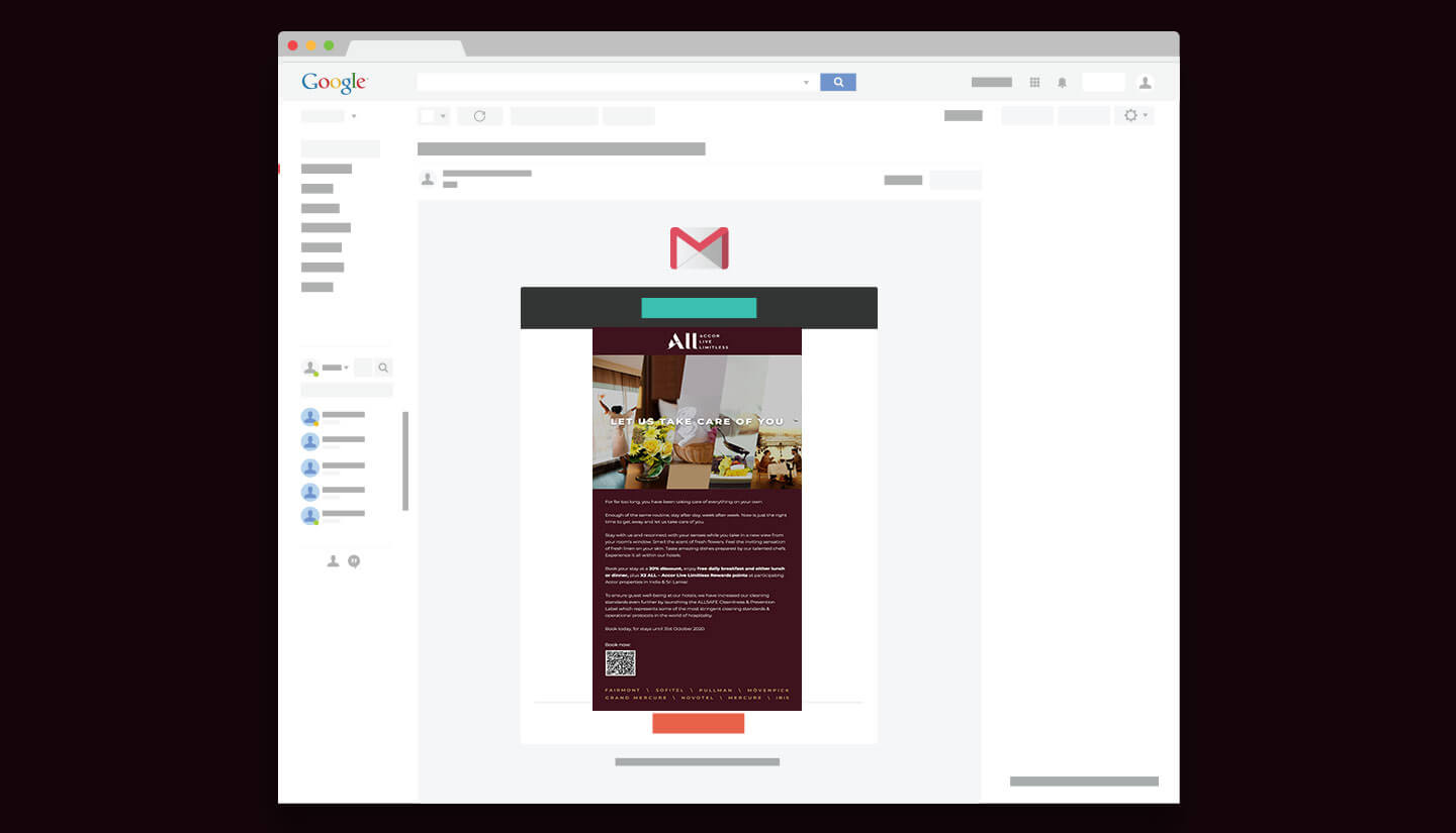 Accor Hotel Mail Template